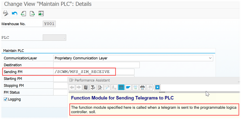 SAP EWM MFS Simulation Emulation 5